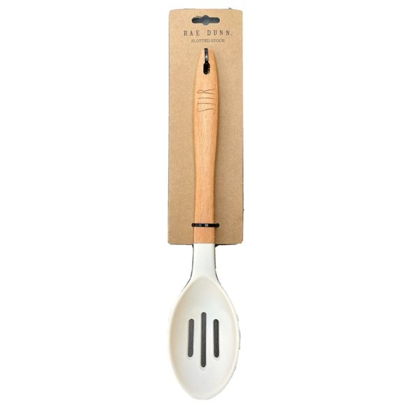 Rae Dunn Slotted Spoon Kitchen Utensils Stir Spoon #3301 - Picture 1 of 11